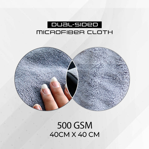 Robustt Microfiber Car Cleaning Cloth - Soft 500 GSM Extra Large