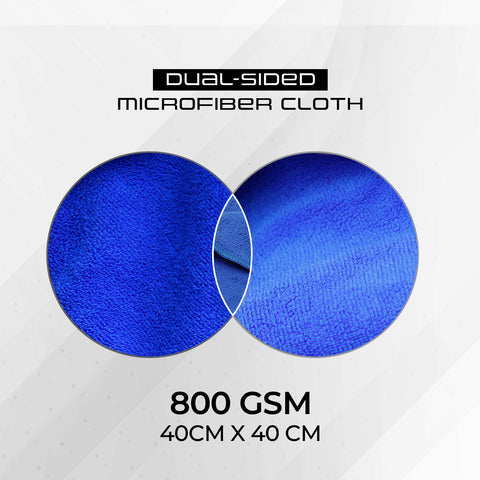 Robustt Microfiber Cloth 40x40 cms - 350 GSM Thick Lint