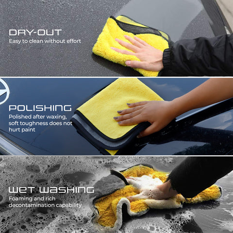 Robustt Multipurpose Microfiber Cleaning Towel Cloth 800 GSM