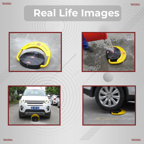 Robustt Parking Lock | Private Car Parking Lock | Easy To Use | High Quality | 180° Anti-Collision Technology | Remote Control Parking Lock