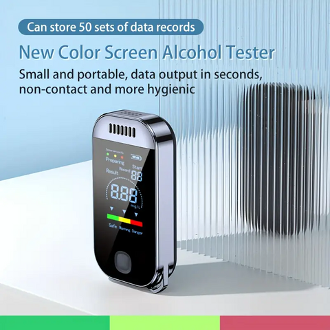 Robustt Portable & Advance Alcohol Testing Machine, Digital Display Color Screen, Non- Contact Breath Analyzer Alcohol Meter (Model-4)