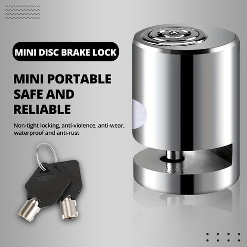 Robustt Disc Lock for Bikes | Anti Theft Disc Lock | High Quality Material | Keyless Locking | Waterproof | Rust- Resistant | Dust-Proof