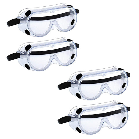 Robustt Safety Goggles for Chemical Protection with an Adjustable Strap and Minimum Lens Fogging