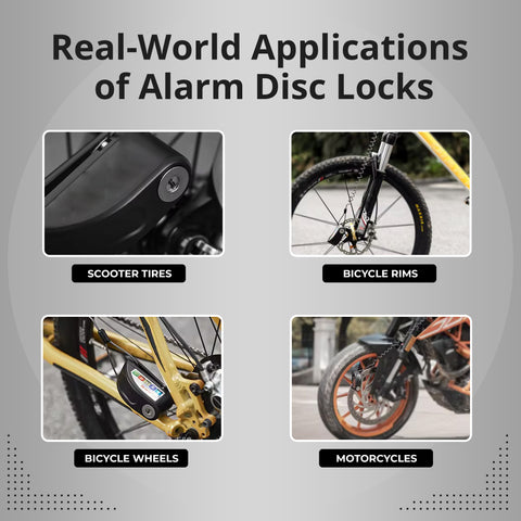 Robustt Disc Lock for Bikes | Anti Theft Alarm Disc Lock | Built-in 120 dB Alarm System | 5.8 MM | High Quality Material | Waterproof and Dust Proof | Rust- Resistant | 6 Backup Batteries |
