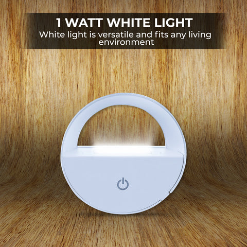 Robustt Sensor Light | Round Shape | Premium LED | Warm Light | ABS Material | Automatic On / Off | Night Light for Bedroom | Smart Light Sensor