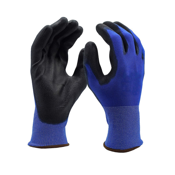 Buy Anti-Cut (Black & Blue) Safety Gloves for Hand Protection