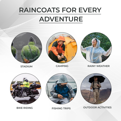 Robustt Unisex Waterproof Rain Suit Transparent