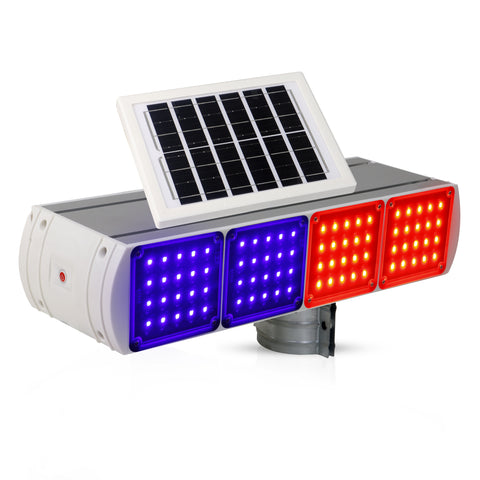 Robustt PVC Road Safety LED Road Blinker Solar Flashing Warning Light