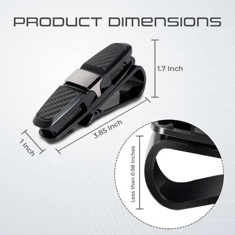 Robustt Universal Car Sun Visor Sunglasses Holder