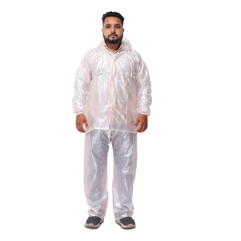 Robustt Unisex Waterproof Rain Suit Peach