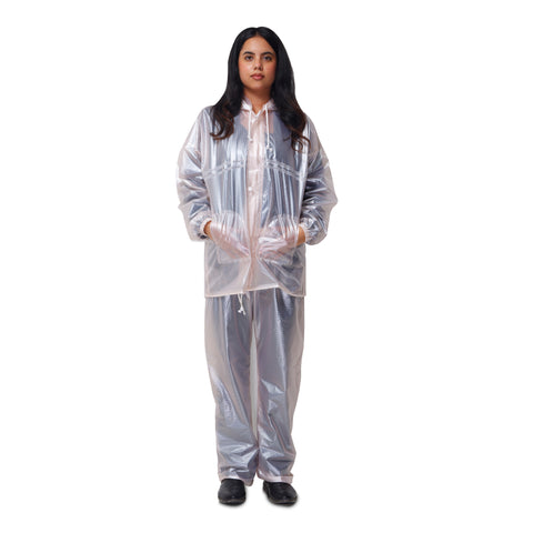 Robustt Unisex Waterproof Rain Suit Peach