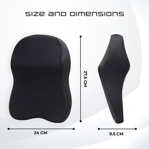 Robustt Car Neck Pillow - Black