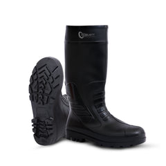 Leather gumboots sales