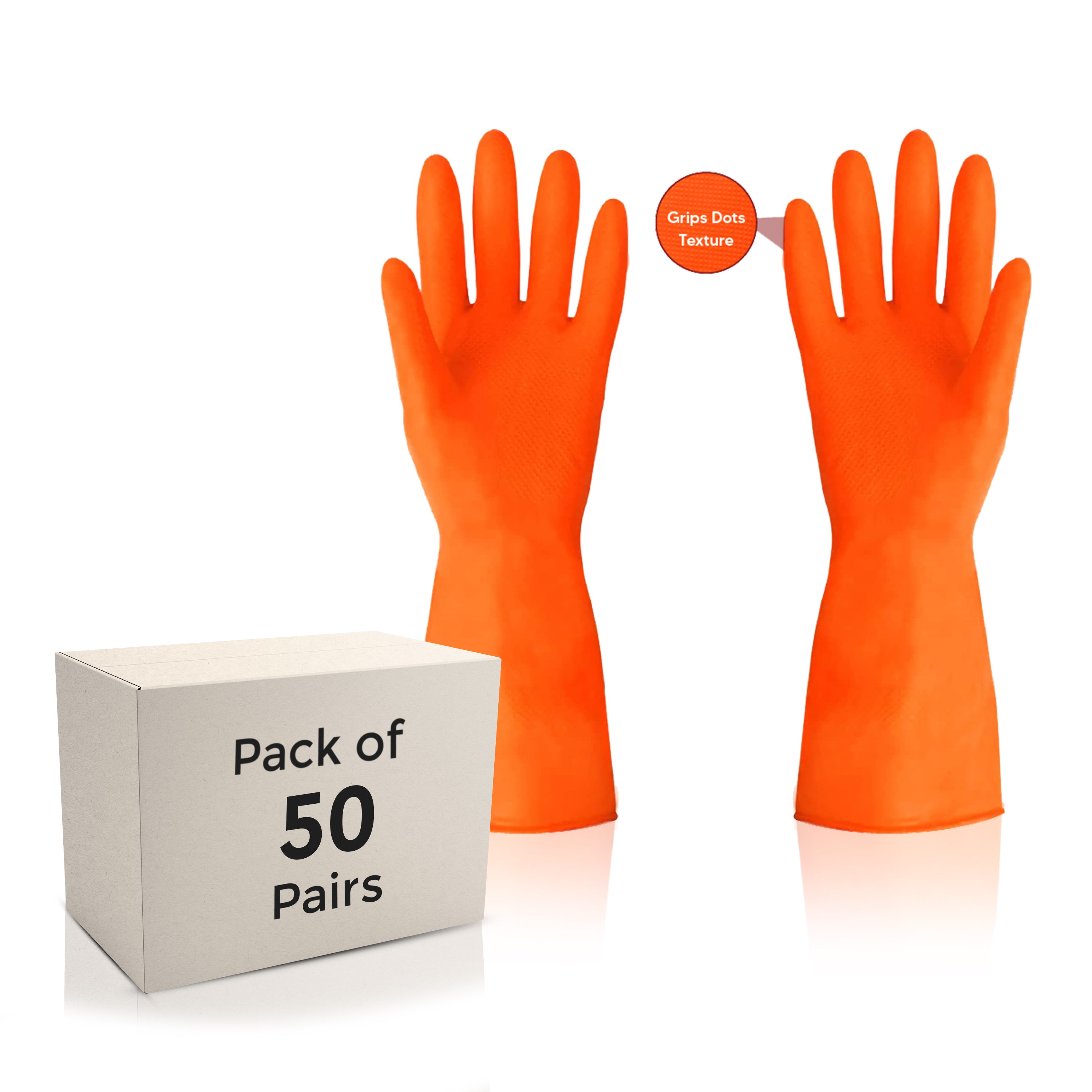 Rubber hand clearance gloves