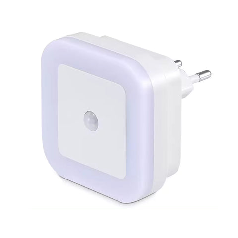 Robustt Night Light| Square Shape | Premium LED | ABS Material | Automatic On / Off | Night Light for Bedroom | Smart Light Sensor |