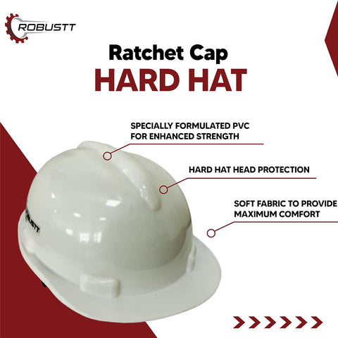 Robustt X Shree JEE Nape Type Adjustment-Safety Helmet, Construction Helmet, Protection for Outdoor Work Head Safety Hat