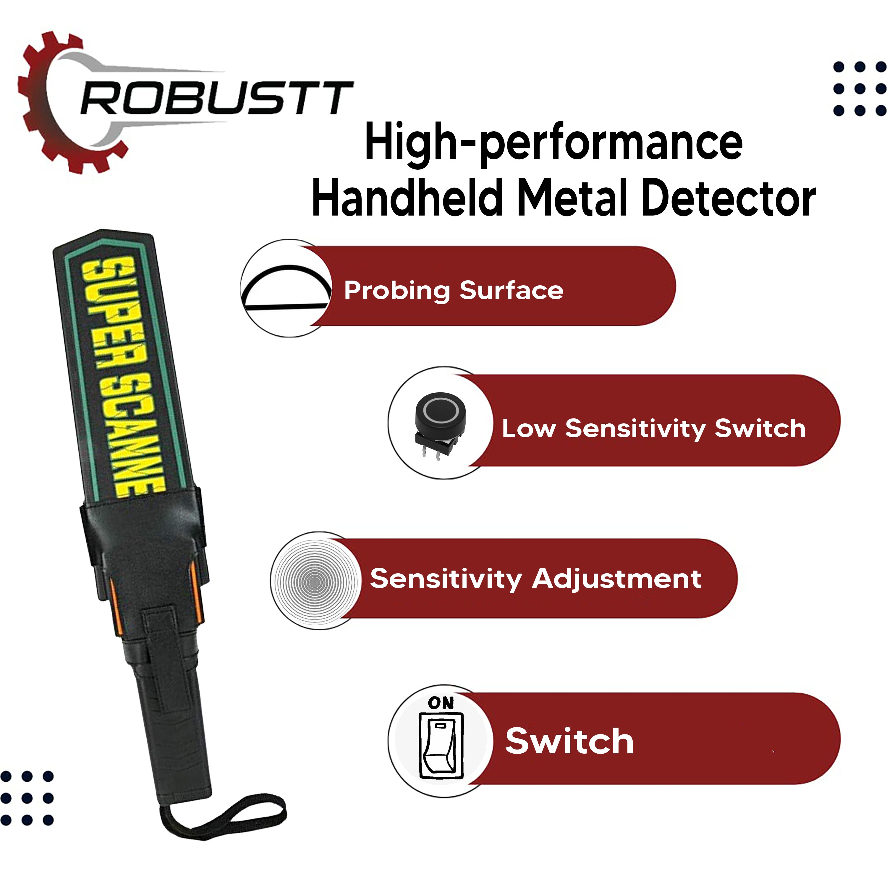 Metal Detectors, Hand Held Metal Detector