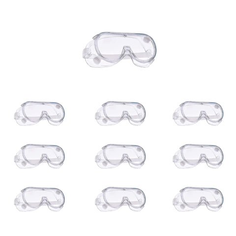Robustt Safety Goggles (Transparent ) for Chemical Protection with an Adjustable Strap and Minimum Lens Fogging