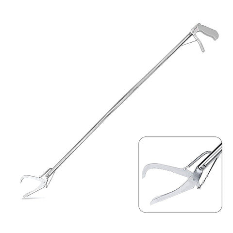 Robustt Long Arm Stainless Steel Heavy Duty Snake Picker / Catcher Tool  with Fixed Length Body (45 Inch)