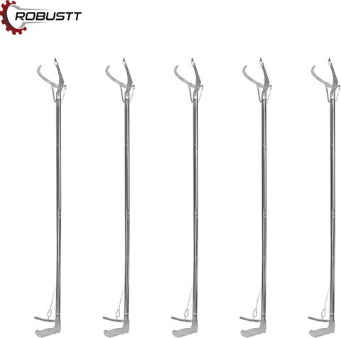 Robustt Long Arm Stainless Steel Heavy Duty Snake Picker / Catcher Tool  with Fixed Length Body (45 Inch)